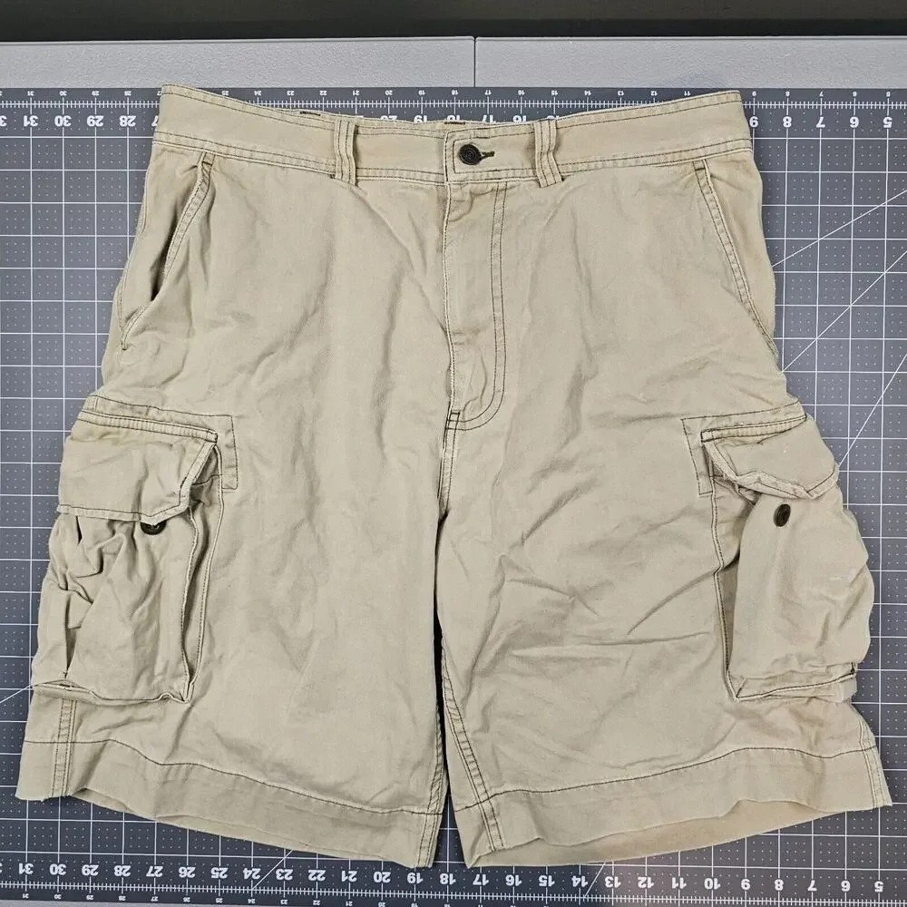 Vintage Polo Ralph Lauren Cargo Shorts Mens 34 Relaxed Skater Y2K Preppy Utility